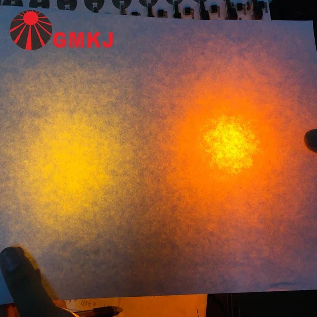 Jantárová farebná dióda s vysokým výkonom 1w LED emitora